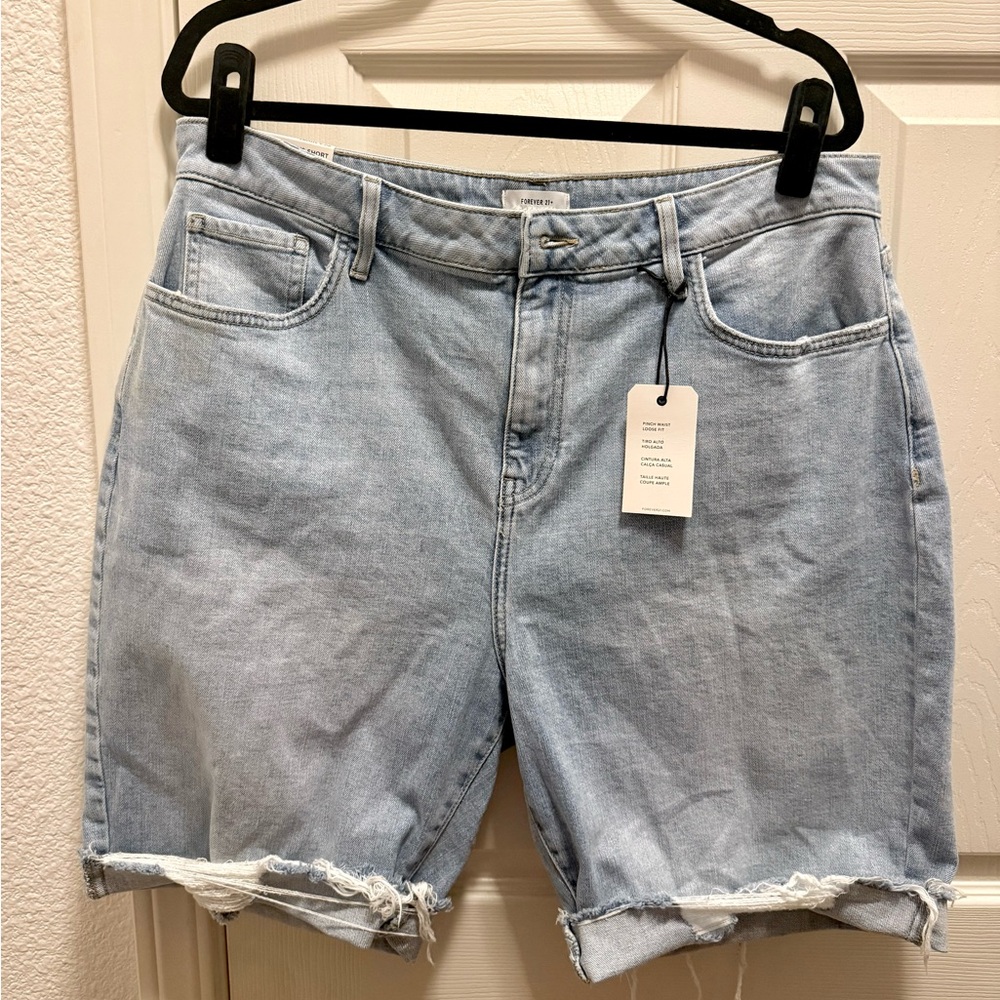 Forever 21 Blue Jean Shorts